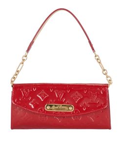 Vernis Sunset Boulevard Bag, Leather, Red, TH4008(2008), 3*